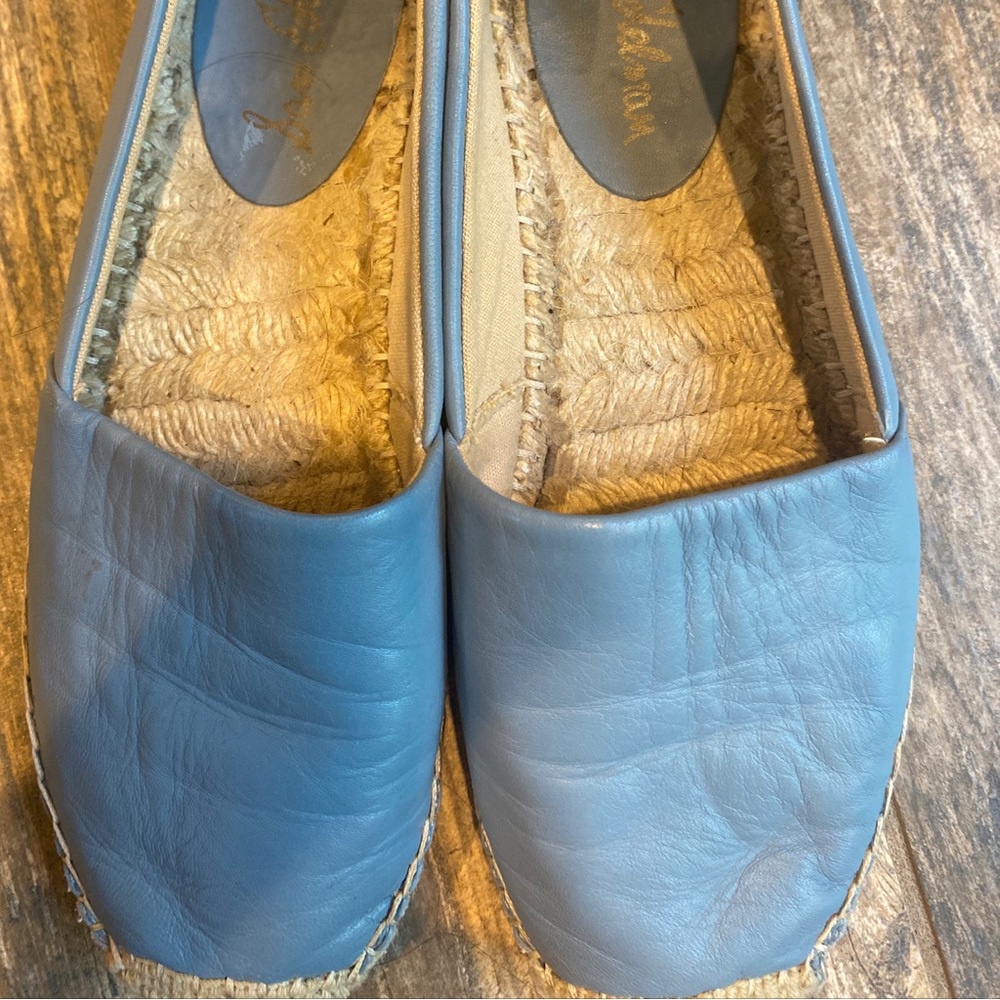 Sam Edelman women’s shoes soft leather. Blue-Size 8 flats/loafers.